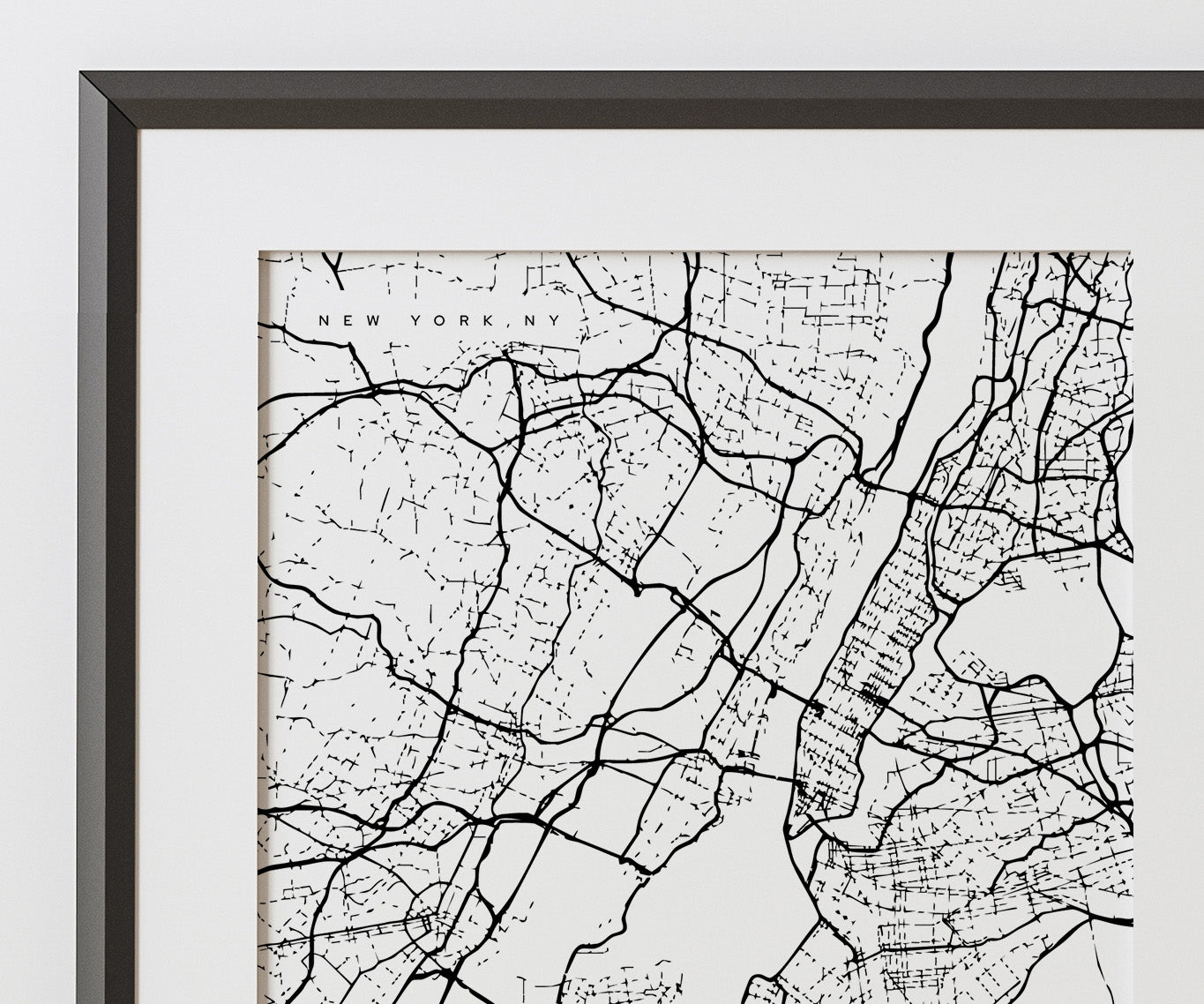 New York - New York Print in Modern Collection 18x24