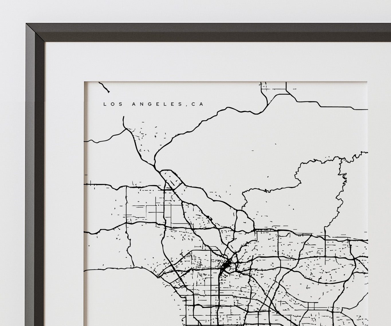 Los Angeles - California Print in Modern Collection 18x24