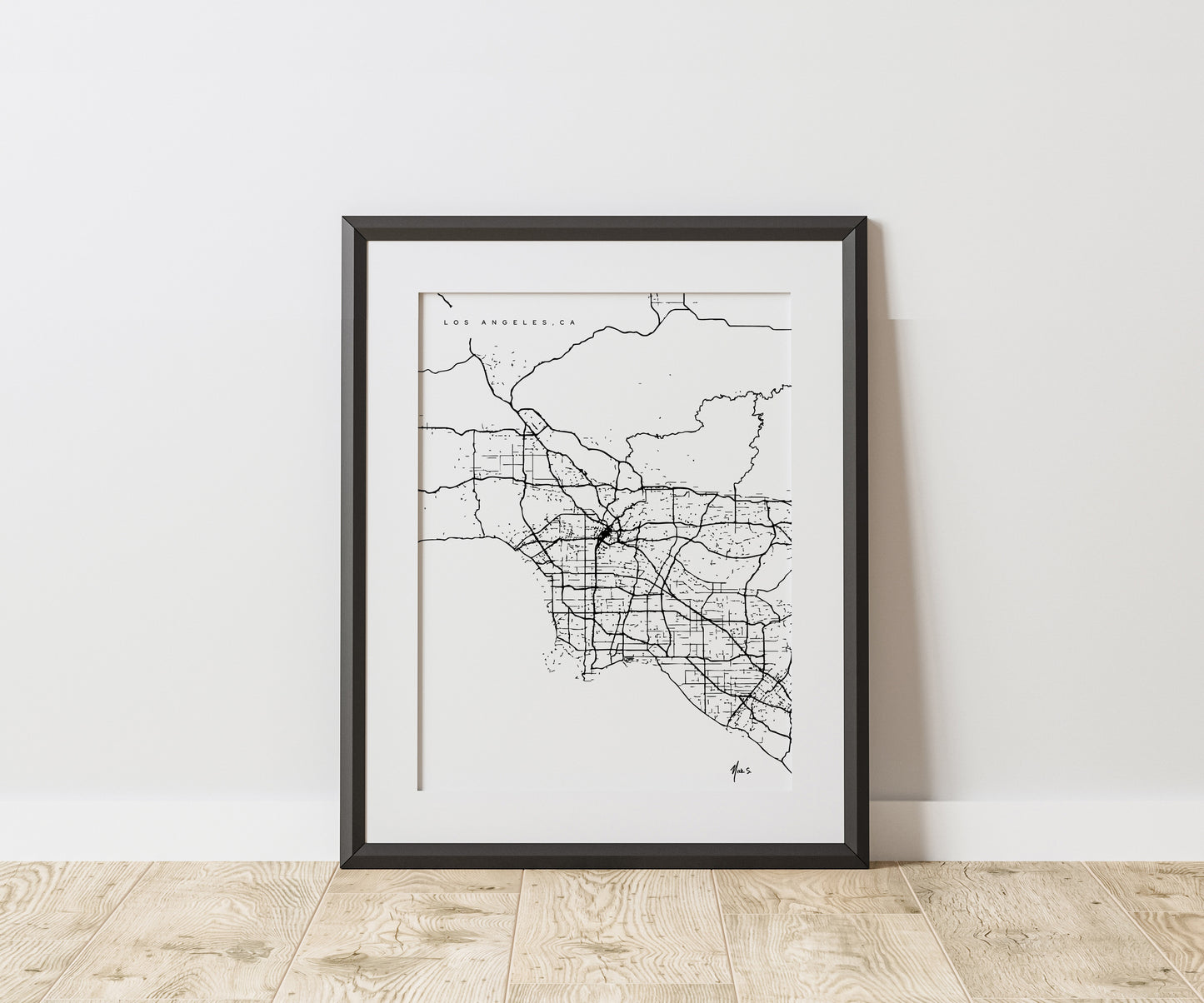 Los Angeles - California Print in Modern Collection 18x24